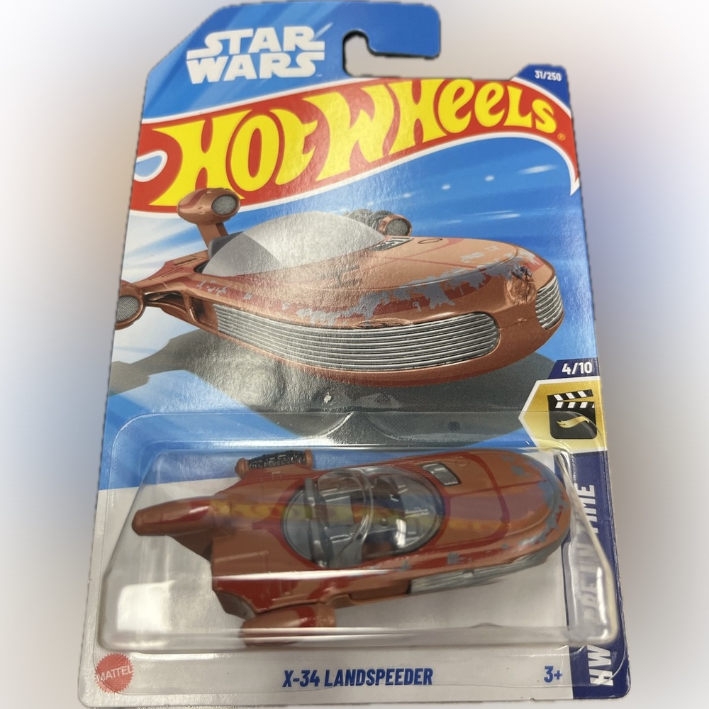 Hot Wheels X-34 Landspeeder (2025 Mainline | Star Wars | 31/250)